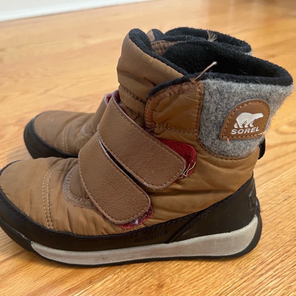 Sorel Boots Whitney II Strap Waterproof Winter Little Kids Size 13